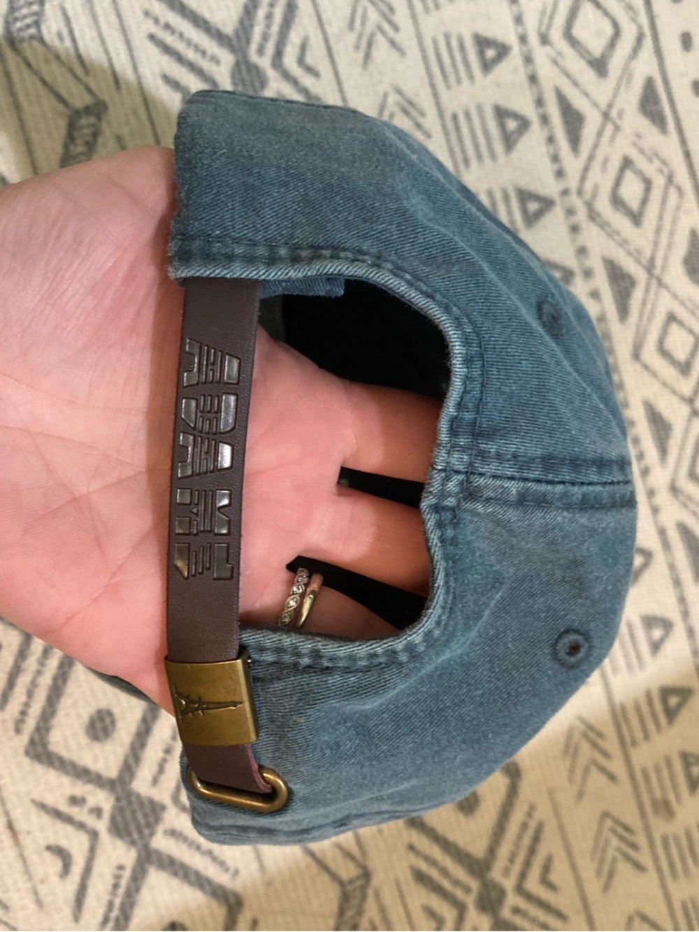Adams Navy Blue 'Feelin' Nauti' Cotton Baseball Cap - Picture 3 of 5